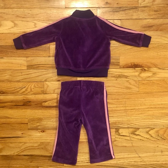 Puma purple and pink track suit 12M - Picture 4 of 9